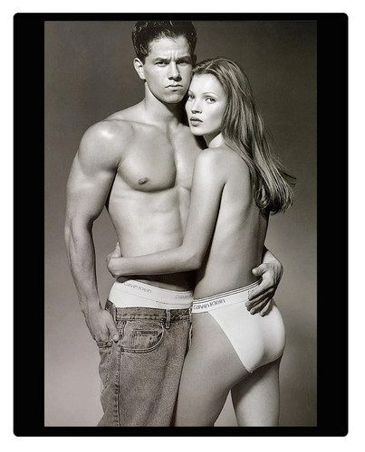 Kate moss and - mark, wahlberg