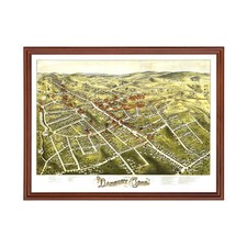 Vecchia mappa di Danbury, CT