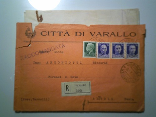 Busta viaggiata citta - viaggiata, "citta'