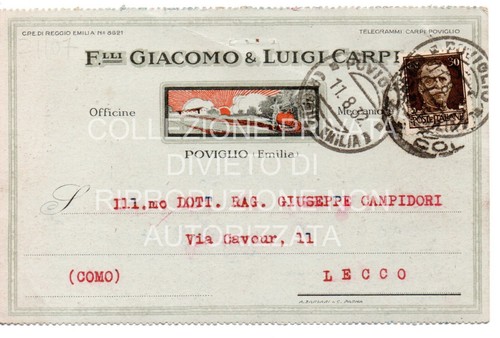 Cartolina lli giacomo - cartolina,