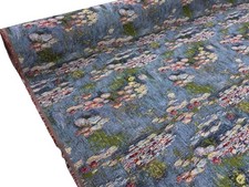 Tessuto arazzo stagno giglio