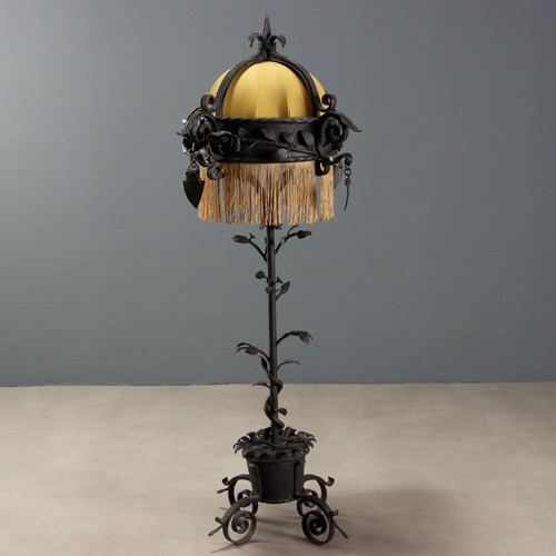 Lampada liberty antica ferro - liberty,