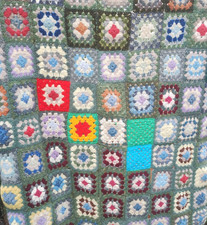 Coperta quadrata vintage nonna