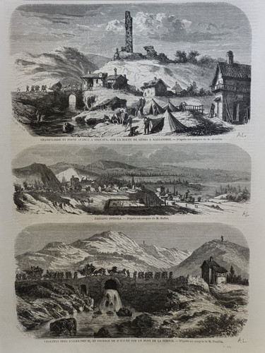 Stampe antiche arquata - arquata, cassano