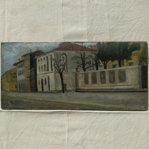 Dipinto olio cartoncino - dipinto,