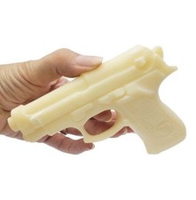Soap Gun BIANCO - Sapone Pistola in scala 1:1