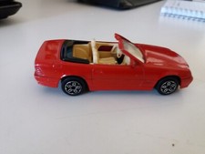 Modellino BURAGO MERCEDES BENZ 300 SL cabrio rossa  1/43