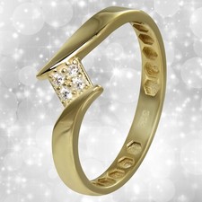 Anello GoldDream oro quadrato