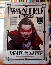 LUCCA COMICS, VAMPIRO, GRANDE MANIFESTO RIGIDO IN MATERIALE PLASTICO  2025