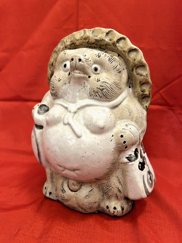 Statuette terre cuite argile - statuette,