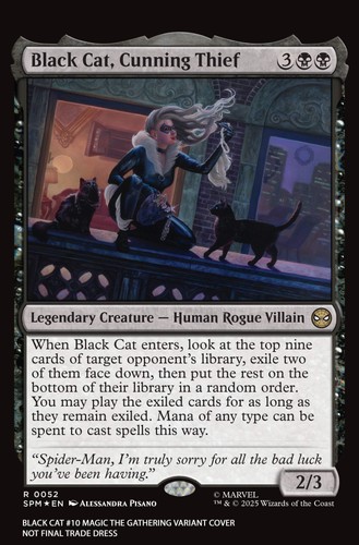 Black cat alessandra - #10,