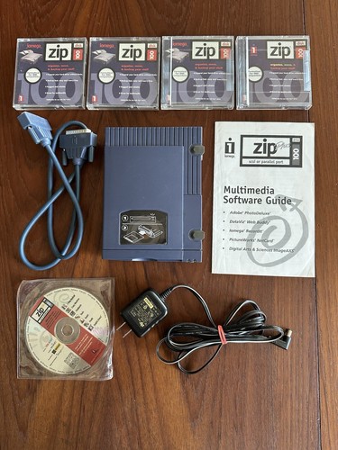 Iomega zip 100 plus drive - iomega, cavo