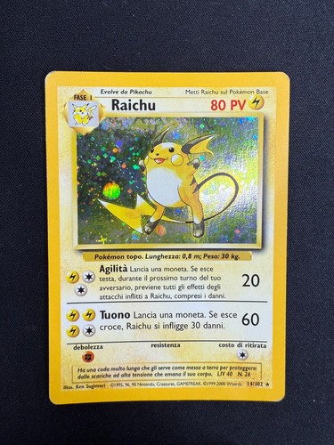Pokemon raichu 102 set - pokemon,