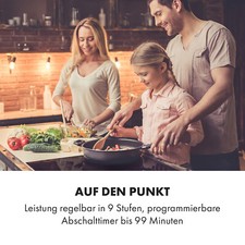 Piano Cottura Induzione 60 cm 3 Piastre Vetroceramica Incasso Piano Cottura Induzione Timer