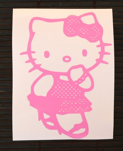 Adesivo hello kitty auto moto - kitty,