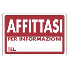 CARTELLO SEGNALETICA 'P'
