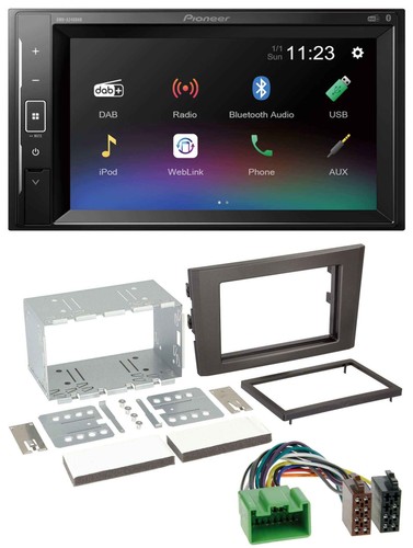 Pioneer dab mp3 2din - pioneer,