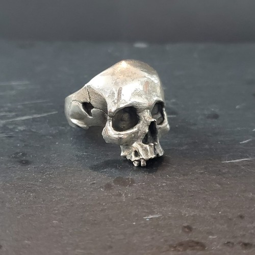 Skull ring argento 925 - skull,