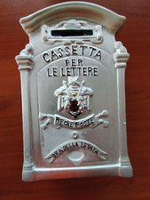 CASSETTA PER LE LETTERE REGIE POSTE SALVADANAIO ARGENTO