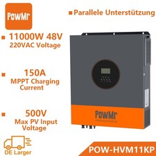 PowMr 11KW 10KW 48V Inverter Solare Inverter Ibrido Off-Grid Con MPPT 120A