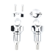 Tall chrome risers clamp - risers,