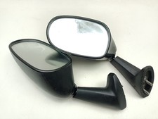 COPPIA SPECCHIETTI ORIGINALI GRAFFIATI PAIR OF MIRRORS YAMAHA FAZER 600 98-01