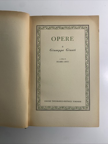 Opere giuseppe giusti a - opere,