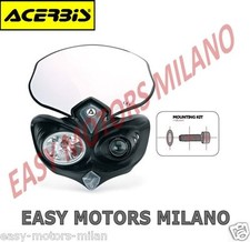 ACERBIS PLASTICA MASCHERINA PORTAFARO CYCLOPE NERO MOTO NAKED QUAD MOTARD