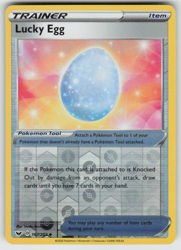 Reverse holo lucky egg - po-04,