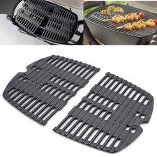 7644 Griglia in ghisa per Weber Q100,Q1000,Q120,Q1200,Q140,Q1400 2 pezzi IT