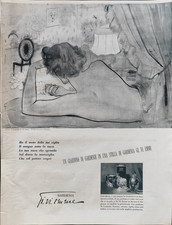 GI.VI.EMME Pubblicità 1942 PROFUMO GARDENIA 1 pagina original BY FULVIO BIANCONI