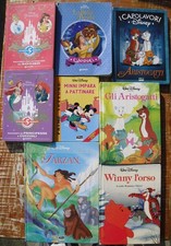 Lotto 8 libri Walt Disney Minni Princess racconti Aristogatti Tarzan Winnie Pooh