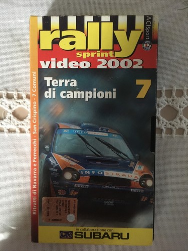 Vhs rally sprint 2002 terra - vhs,