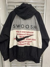 NIKE DOUBLE SWOOSH Giacca A Vento Windbreaker Large Taglia L