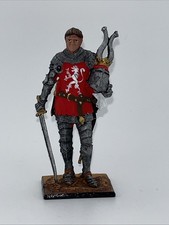 Soldatino giocattolo in latta, cavaliere dell'Europa occidentale, XIV secolo, 54 mm