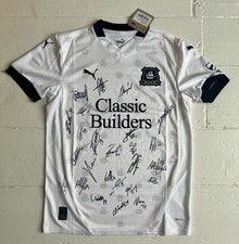 Maglia calcio firmata Plymouth