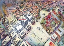 Italia Roma Roma Mappa Aerea