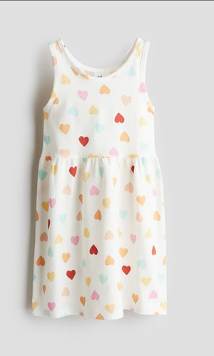 Prendisole bambina con cuori