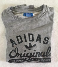 Felpa Grigia Uomo, Adidas, Taglia M, Sportiva, Materiale Leggero