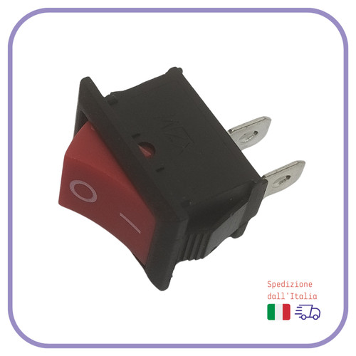 Interruttore off pulsante - on, a
