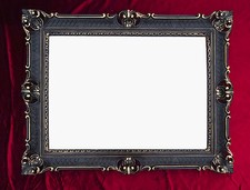 Specchio Muro Oro Nero Antico