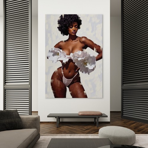 Elegante arte donna - , nera,