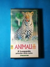 VIDEOCASSETTA VHS ANIMALI DEAGOSTINI DEL 1994 DA COLLEZIONE