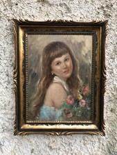 Quadro vintage -Fanciulla-