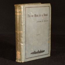 1889 Three Men in a Boat Jerome K Jerome First Edition Second Issue Illustrat...