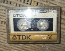 TDK MC 60 MICROCASSETTE AUDIO VINTAGE aperte ma ma nuove