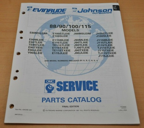 Omc evinrude 100 115 e88 - evinrude,