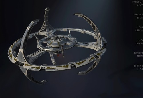 Star trek ds9 - star, station