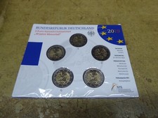 Germania, 2019, 5 x 2 euro