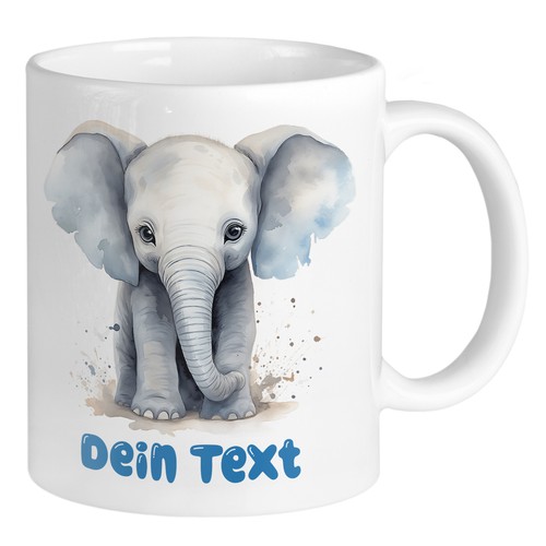 Tazza elefante personalizzata - tazza,